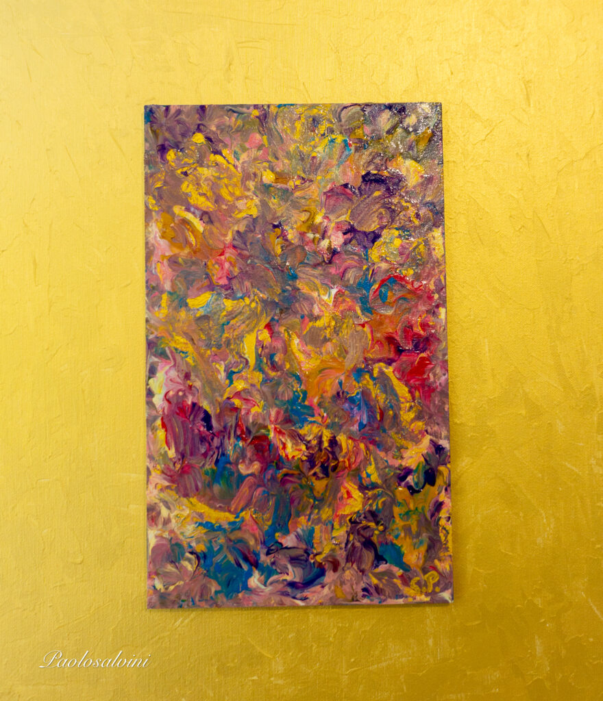 Colori nell' Oro 💛 60x50 Acrilico
